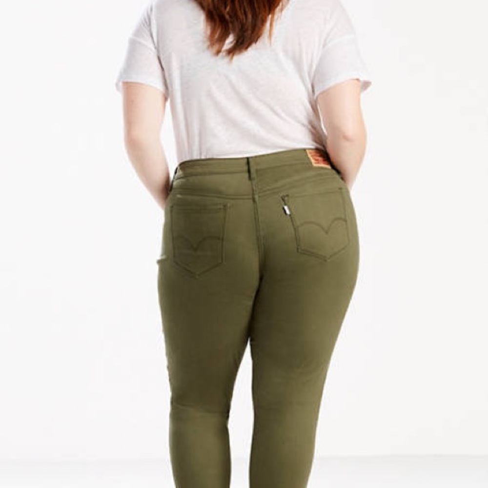 Women’s Levi’s 711 mid rise skinny jeans with stretch size 24W